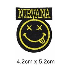 Нашивка Заплатка Шеврон Текстильный патч группа Nirvana
