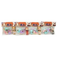 Игровой набор Мой малыш, в комплекте пупс 6см, предметов 7шт. Shantoy Gepai 200781558 Наша Игрушка