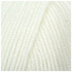 Пряжа "Baby Best" 10% бамбук, 90% акрил 240м/100гр (55 белый)/в упаковке: 1 Alize