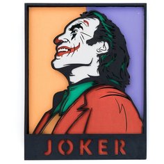 3D картина по номерам Джокер, подарочный набор для творчества, панно из дерева для раскрашивания и сборки, антистресс мандала для рисования Sam Craft