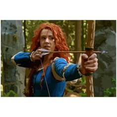 Картина по номерам на холсте однажды в сказке - 852