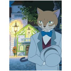 Картина по номерам на холсте Аниме Возвращение кота - 2 30X40