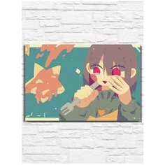 Картина по номерам на холсте Игра Undertale (PS 5, PS 4, PS 3, Xbox 360, Xbox ONE, PC, ios) - 9466 Г 60x40