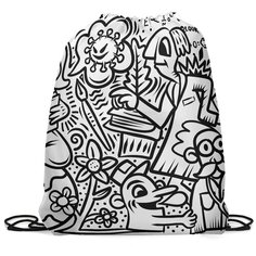 Сумка-мешок для обуви с принтом Gorolla