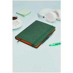 Ежедневник недатированный, А5 (150 х 220 мм.), "MONACO" зеленый 272 стр, Арт : 3-518/04 Bruno Visconti