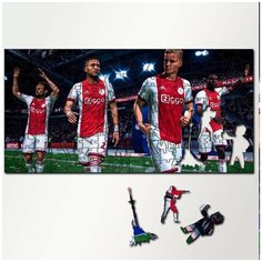 Пазл из дерева с фигурками, 230 деталей, 46х23 см игры FIFA 2020 FIFA 2020, фифа 2020 - 5242 Creative Wood