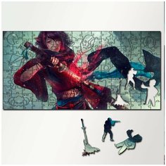 Пазл из дерева с фигурками, 230 деталей, 46х23 см игры Final Fantasy XIV - 5299 Creative Wood