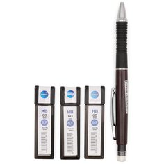Карандаш механический 0,7 мм, с 3 наборами грифелей HB Centrum