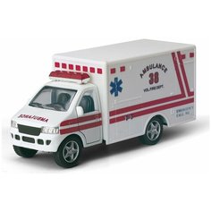 Инерционная металлическая машинка Kinsmart Скорая помощь 1:43 / KS5259