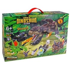 Конструктор / Dinosaur World / Мир Юрского периода / Побег от Тиранозавра / 988 деталей/ 1512/ ребенку Планета Конструкторов