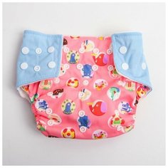 Многоразовый подгузник "Веселые зверята" Без бренда