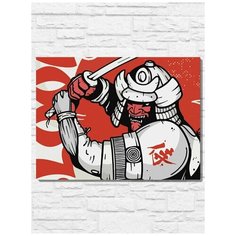 Картина по номерам на холсте Японский самурай - 11274 Г 30x40
