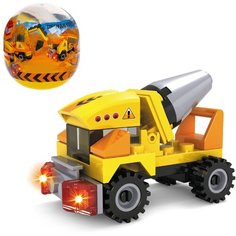 Конструктор-сюрприз в яйце "Стройка", 4 вида микс Unicon