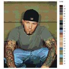 Картина по номерам X-785 "Музыкант Фред Дёрст" 60х80 Brushes Paints