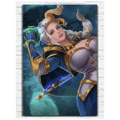 Картина по номерам на холсте игра Warcraft - 11379 В 60x40