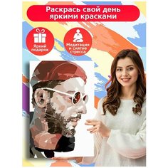 Картина по номерам фильм Леон профессионал (Матильда, Жан Рено) - 8101 В 60x40