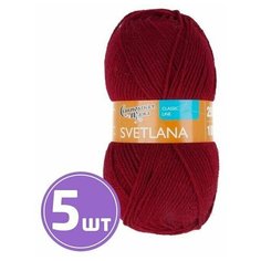 Пряжа Семеновская пряжа Svetlana (215), георгин 5 шт. по 100 г