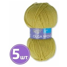 Пряжа Семеновская пряжа Olga W (345), липа 5 шт. по 100 г