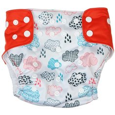 Крошка Я многоразовый подгузник Облака, 1 шт., облака