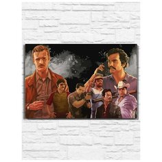 Картина по номерам на холсте Narcos Rise of the Cartels (нарки, PS, Xbox, PC, Switch) - 10299 60х40