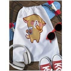 Мешок для сменной обуви пиксель арт - 6808 Brut Boxers