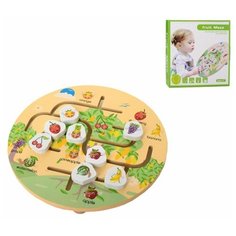 Деревянный игровой набор Лабиринт Фрукты Китай