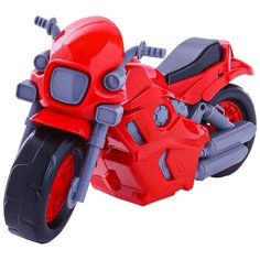 Мотоцикл Рыжий кот Спорт, 26 см, красный