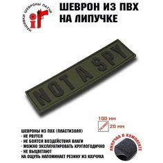 Шеврон (Патч, Нашивка) "Not a spy" Idea Fisher