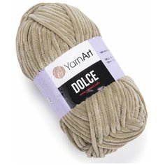 Пряжа YarnArt Dolce Ярнарт Дольче, 798 светло коричневый, 100% микрополиэстер, 100г, 120м, 1 моток