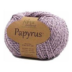 Пряжа Fibra Natura Papyrus Фибра Натура Папирус, 77% хлопок, 23% шелк, 50 г, 120 м, 1 моток.