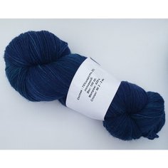 Пряжа Konfetti, 75%шерсть,25%полиамид, 100гр/420м, цвет синий-темно-синий, 1 пасма. ИТАЛИЯ