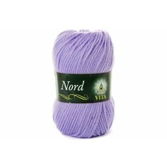 Пряжа Vita Nord светло-сиреневый (4780), 52%акрил/48%шерсть, 116м, 100г, 1шт