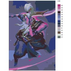Картина по номерам U-66 "Игра Dota. Void Spirit", 70x110 см Brushes Paints