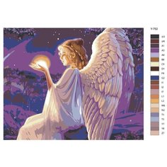Картина по номерам Y-752 "Ангел" 80x100 Brushes Paints