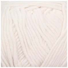 Пряжа "Jeans plus" 55% хлопок, 45% акрил 160м/100гр (62 белый ) Yarn Art