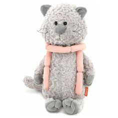 Мягкая игрушка Orange Toys Кот Обормот с сосисками, 10 см, серый