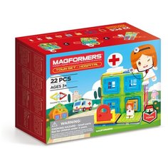 Конструктор MAGFORMERS Town 717006 Больница, 22 дет.