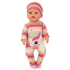 Кукла Пупс 45см: пьет, писает, плачет слезами без звука, Yale Baby BL037F