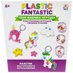Набор для лепки 1TOY ART Plastic Fantastic Единорог Т20337, 6 цветов 308 г