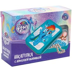 Hasbro Набор алмазной вышивки на шкатулке Рейнбоу Деш, My Little Pony (5504065) 9,7х13,1 см