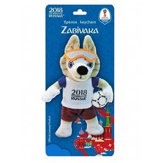 Игрушка-брелок 1 TOY FIFA-2018 Волк Забивака, 16 см, красный