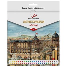 VISTA-ARTISTA VACPS-48 Цветные карандаши Studio набор 48 цв. . 60904627332
