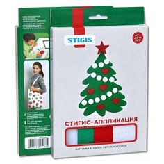 Стигис-аппликация картинка "Елочка" Stigis