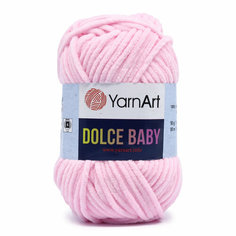 Пряжа для вязания YarnArt Dolce Baby, 50г, 85м (100% микрополиэстер) (750 розовый), 5 мотков