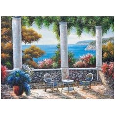 Алмазная мозаика "Три колонны", 49x65 см Jing Cai Ge