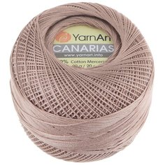 Пряжа для вязания YarnArt "Canarias", цвет: темно-бежевый (0015), 203 м, 20 г, 10 шт