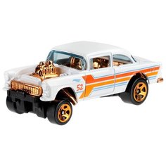 Машинка Hot Wheels Перламутр и хром GJW48 1:64, 7.5 см, 55 Chevy Bell Air Gasser