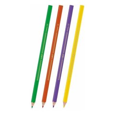 Карандаши цветные 12 цветов BIC "Color UP", пластиковые, трехгранные, 9505271