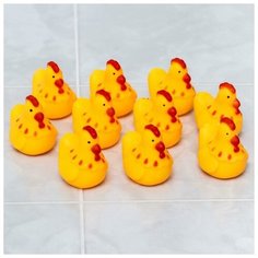Крошка Я Игрушка для ванны «Курочка» с пищалкой