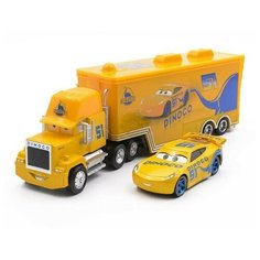Игрушка Грузовик + Машинка номер 51 Dinoco (Тачки) Noname